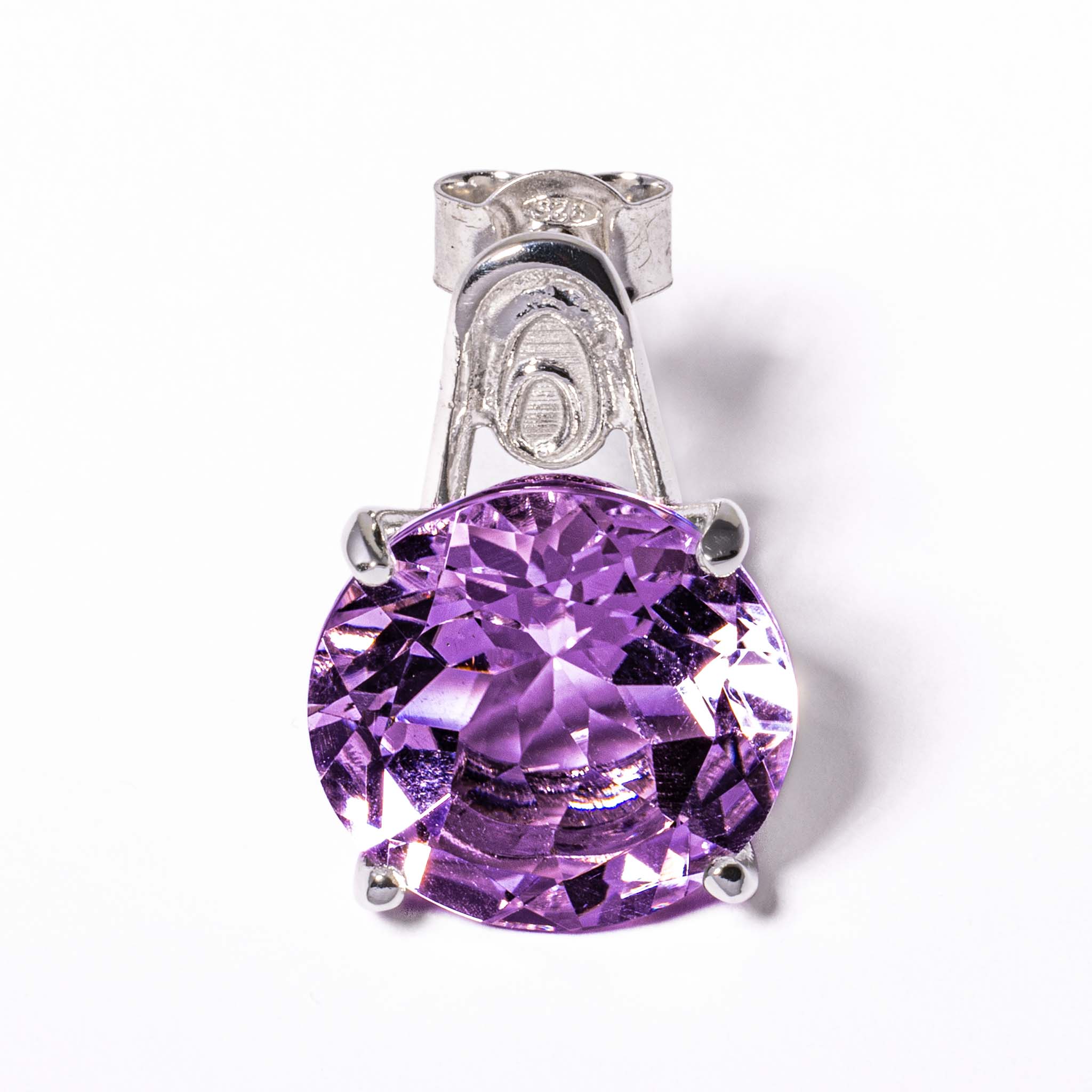 Orecchini Iris Solitaire con Quarzo Naturale